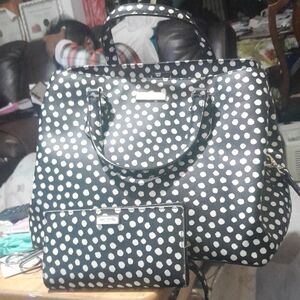 Kate Spade Pocka Dot Tote Bag with Matching Pouch